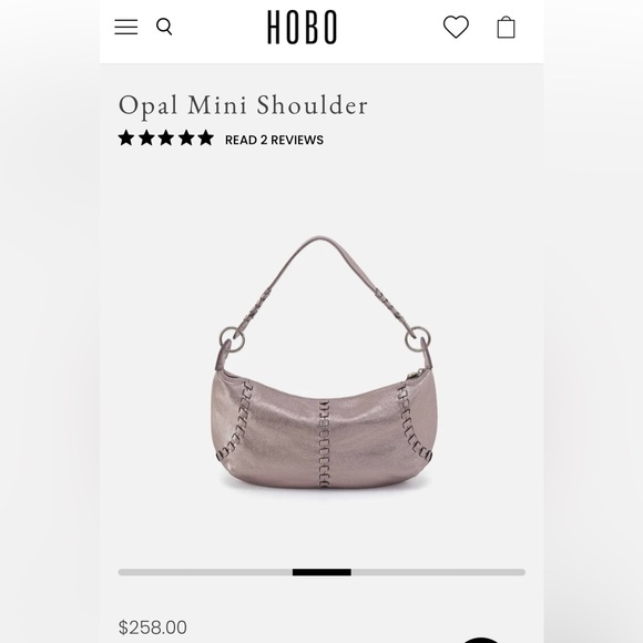 NWT HOBO Opal Mini Shoulder Bag designed to match your look of casual or dressy. - Picture 3 of 9